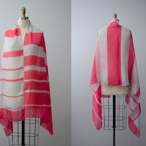 vintage Armani scarf | striped silk scarf | designer scarf