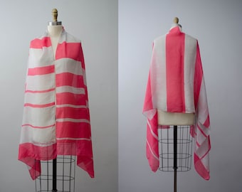 vintage Armani scarf | striped silk scarf | designer scarf