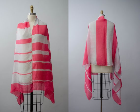 vintage Armani scarf | striped silk scarf | design
