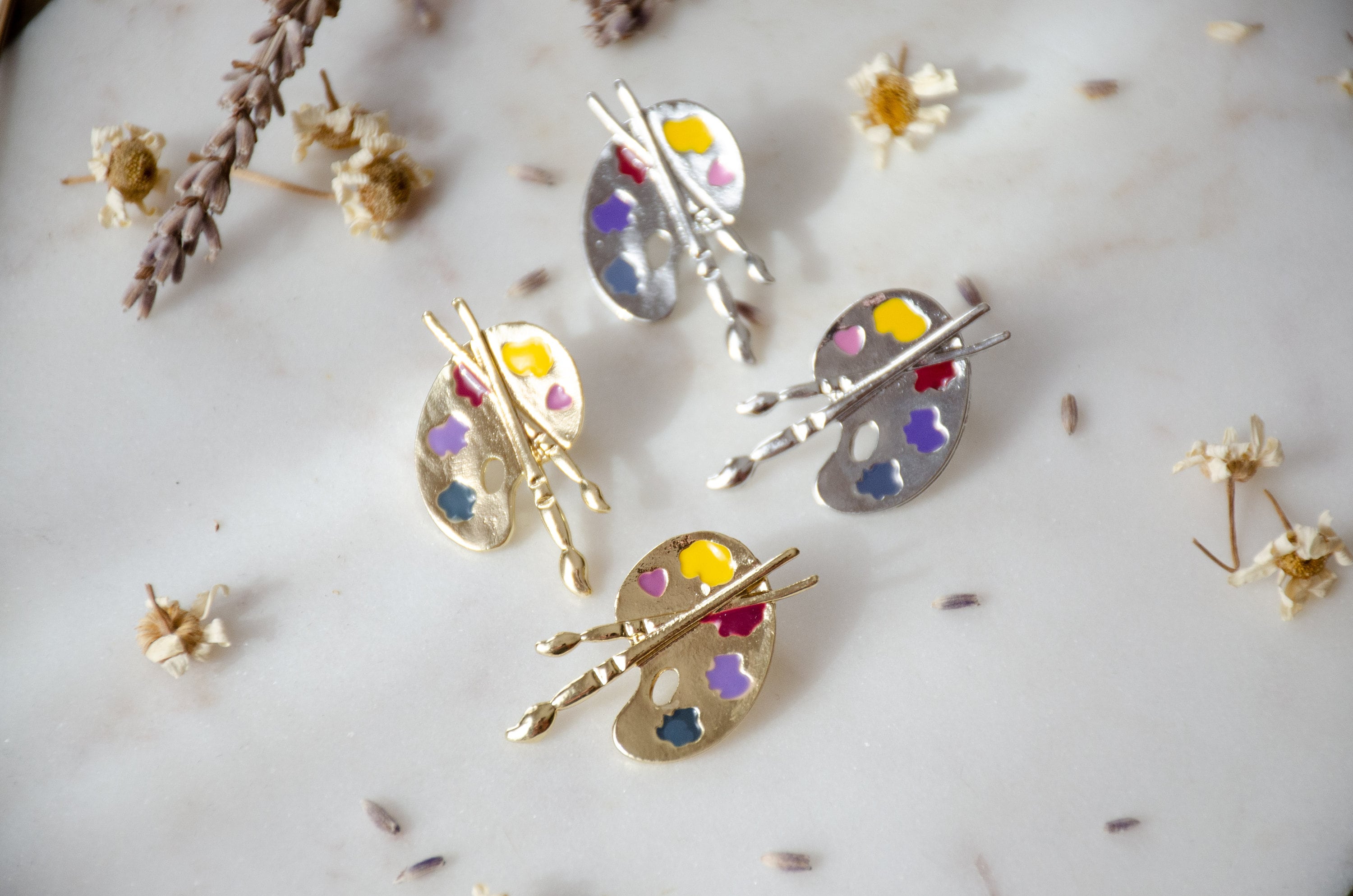 Tiny Paint Set Earrings – Kroped