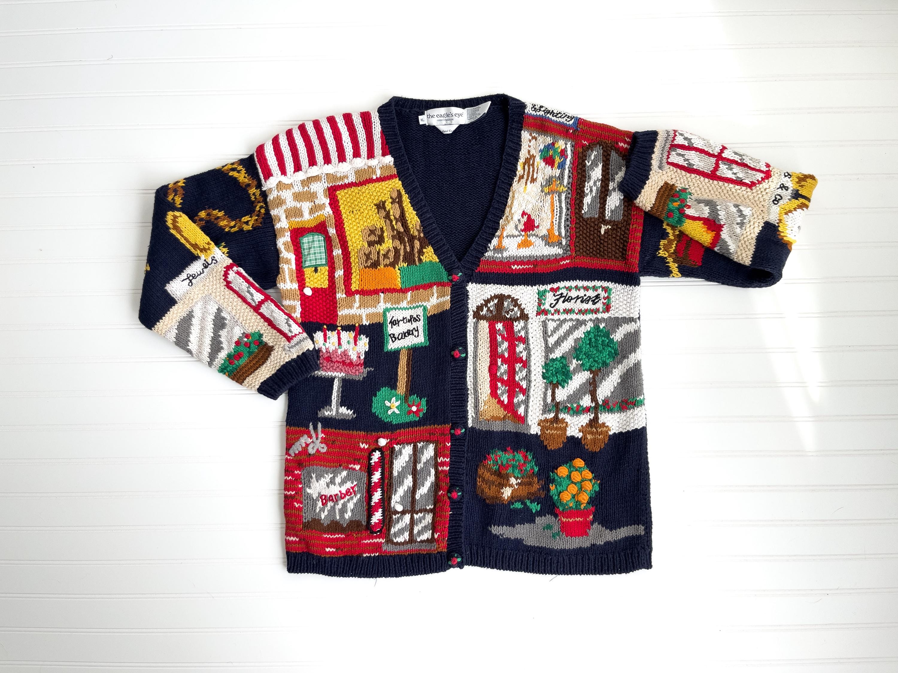 Eagles Eye Christmas Sweater - Etsy Canada