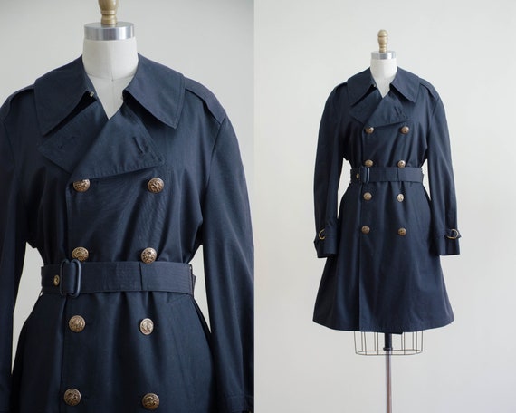 black belted coat | black trench coat