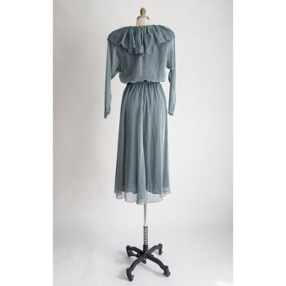 knee length dresses for ladies Alexis Hook and Eye Sheer Midi Dress