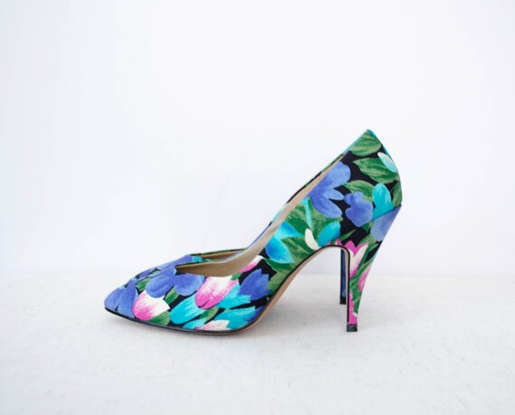 floral stilettos
