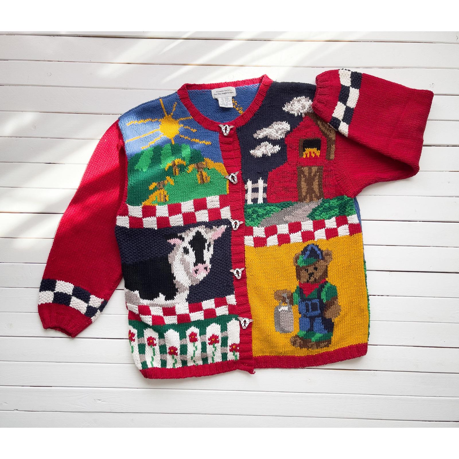 新品　the eagle's eye ベアー　ニット　カーディガン　1994年製 新品 the eagle's eye ベアー ニット カーディガン 1994年製 - メルカリ