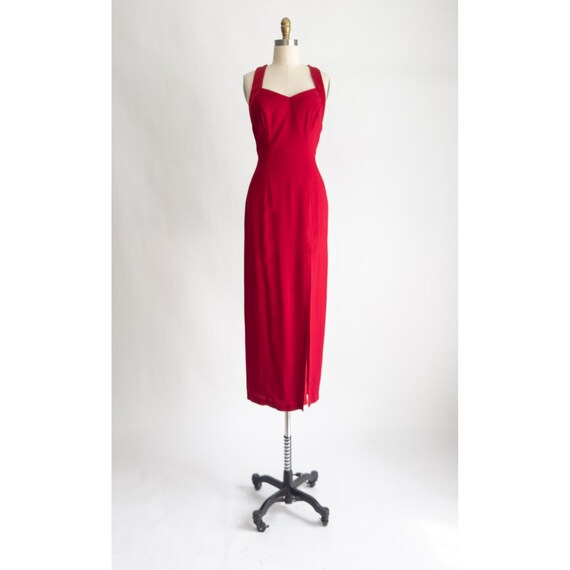 open lace back dress Ball Gown Criss-Cross Back Dark Red Prom Dress