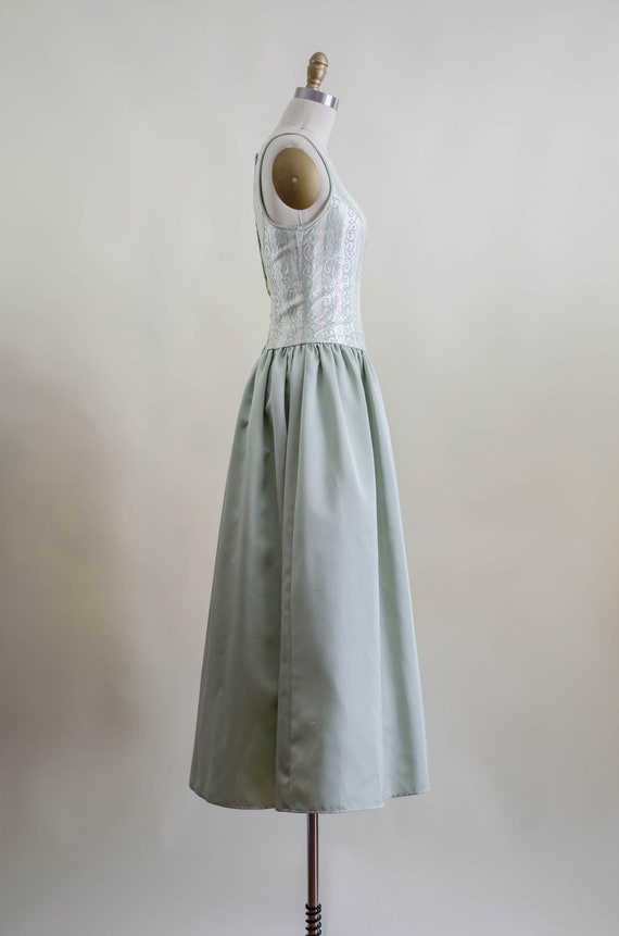 Gunne Sax dress | 90s y2k Jessica McClintock sage… - image 7