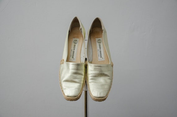 Espadrillas dorate store