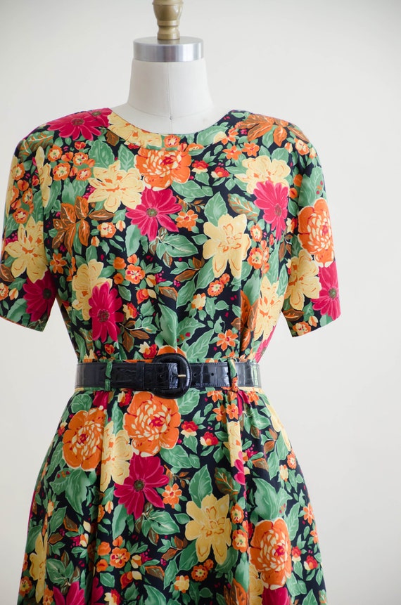 80s floral skirt and blouse set | vintage ditzy f… - image 5