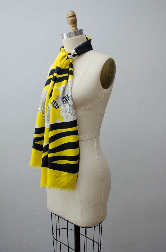 yellow silk scarf | Mademoiselle Ricci designer s… - image 8