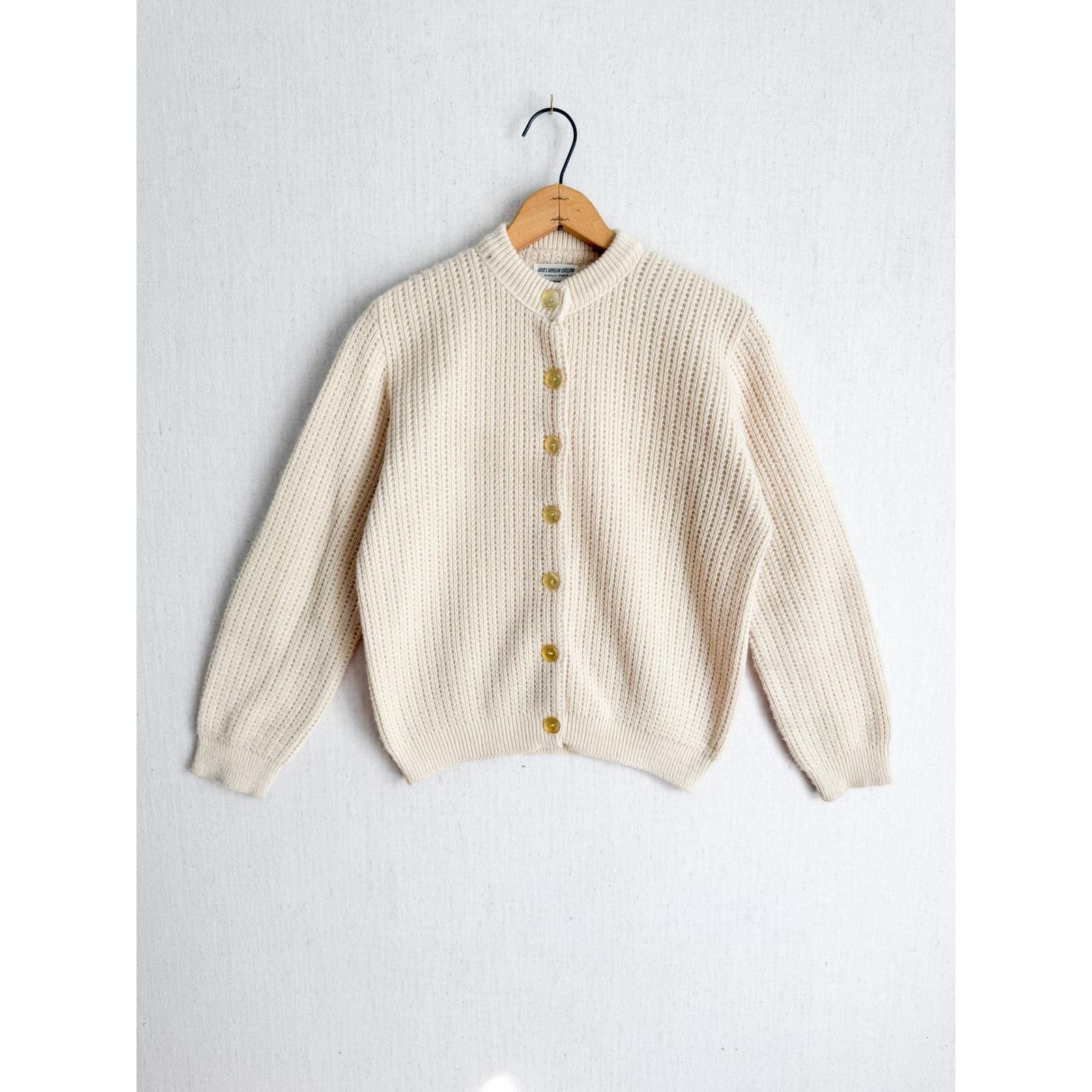 Orlon Acrylic Cardigan - Etsy