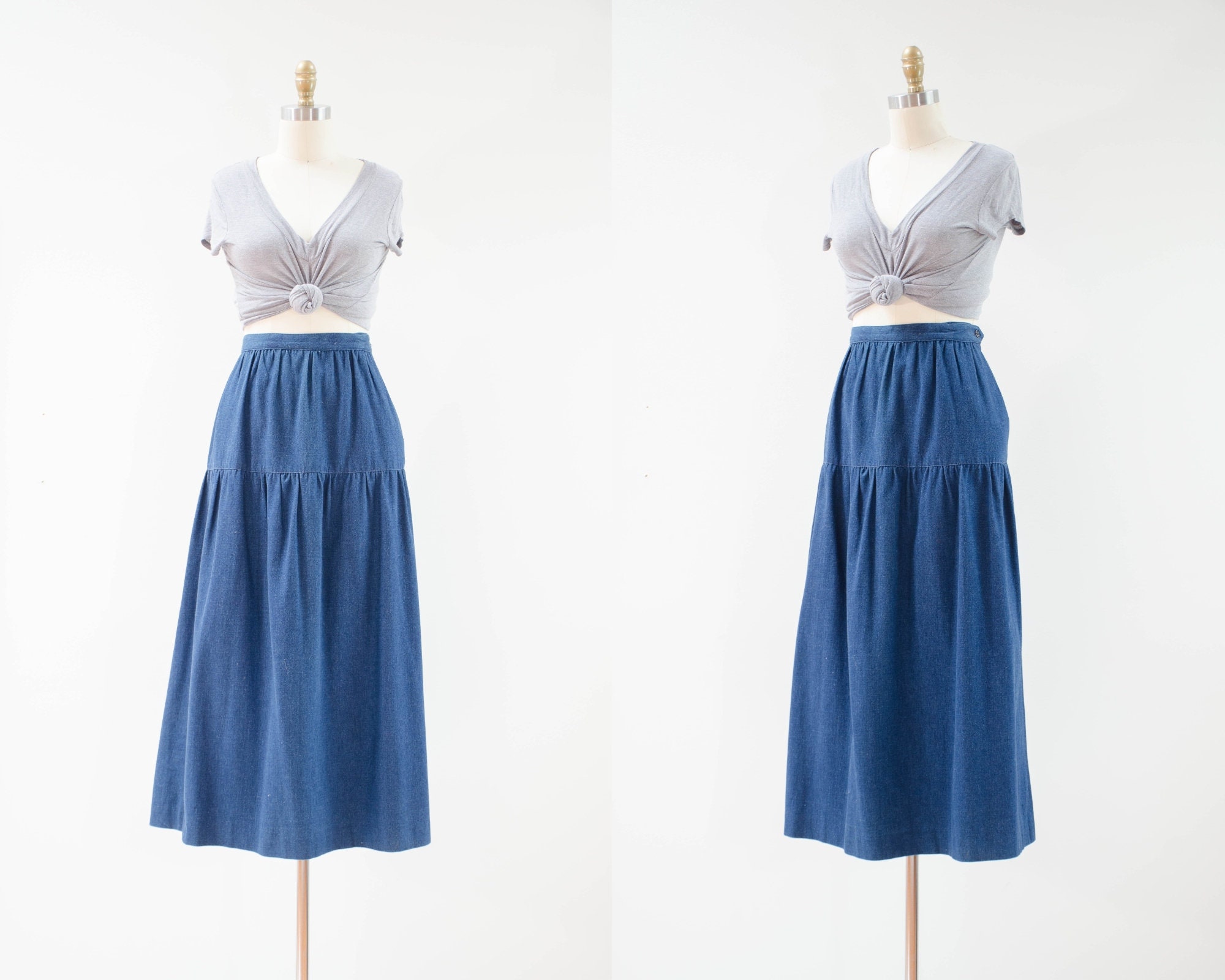 Update more than 160 tiered denim skirt