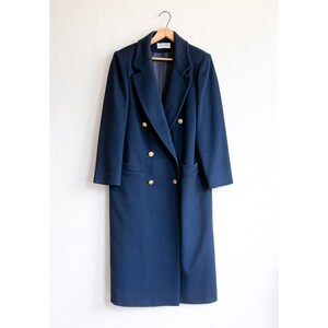 1990s Long Wool Coat - Etsy