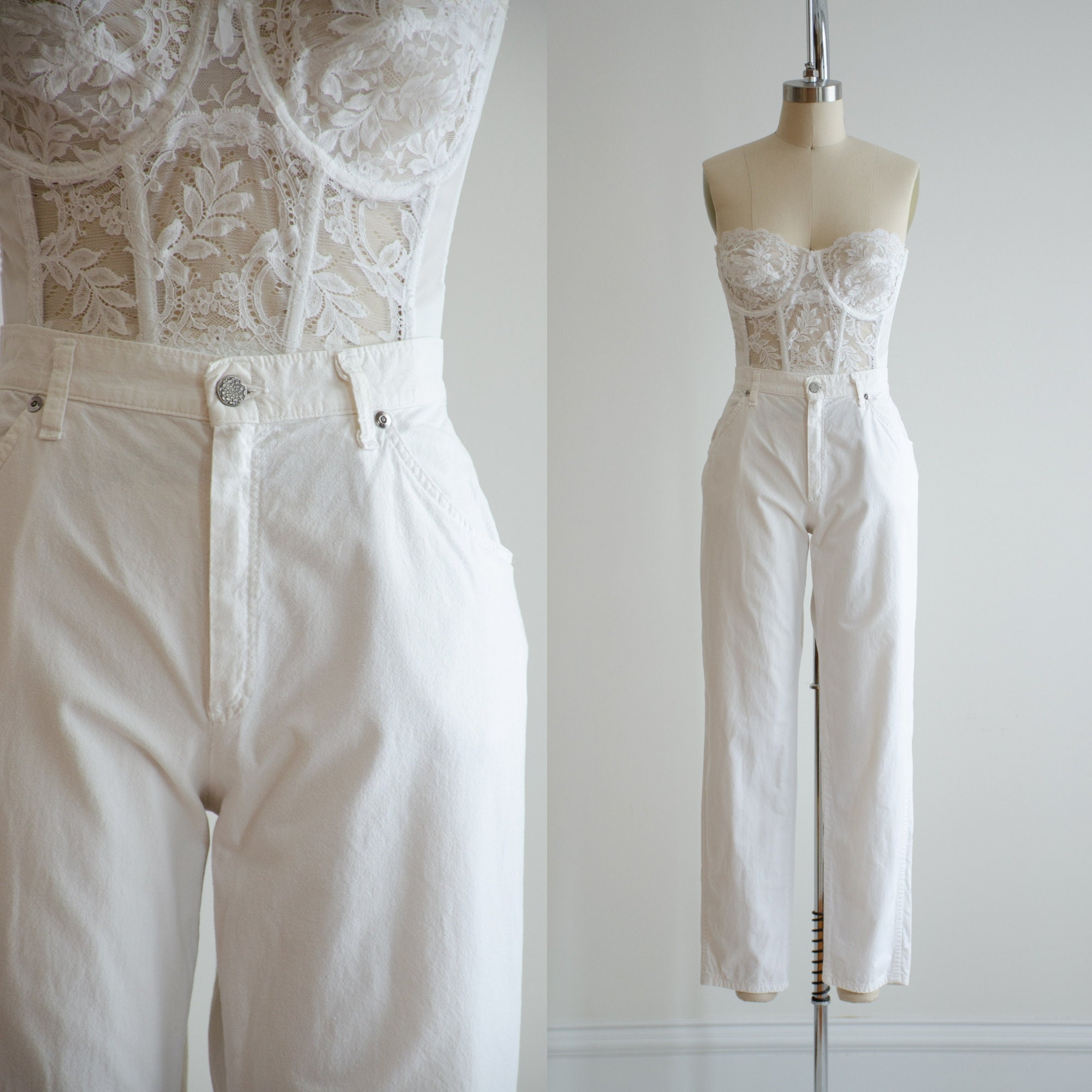 French - Vintage Pants Etsy