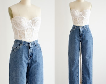 straight leg jeans 90s vintage Lee high waisted jeans