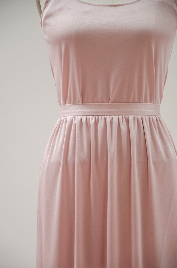 blush pink skirt set | 70s 80s vintage dusty rose… - image 3