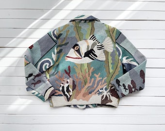 ジャケット・アウター Kith Tapestry Floral Madison Jacket 21SS Vintage 90's Animal Print Floral Paisley Patchwork Tapestry