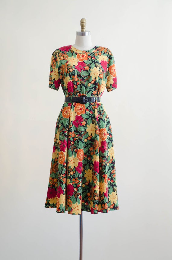 80s floral skirt and blouse set | vintage ditzy f… - image 6