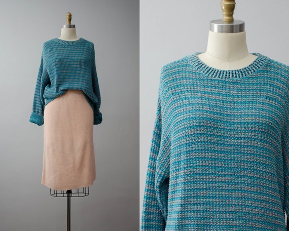 Teal Traina sweater | teal pullover sweater