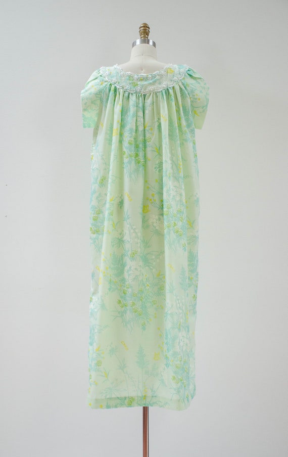 long mint green dress | 60s 70s vintage pastel gr… - image 7