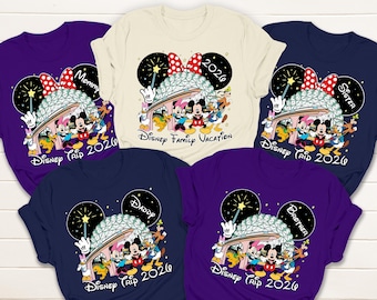 Custom Disney Epcot 2026 Family Matching Shirt