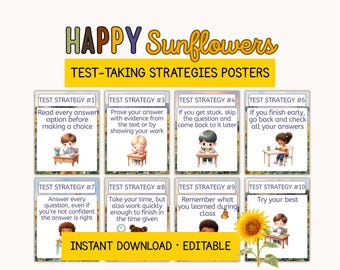 Test-Taking Strategies Bulletin Board Kit for Classrooms