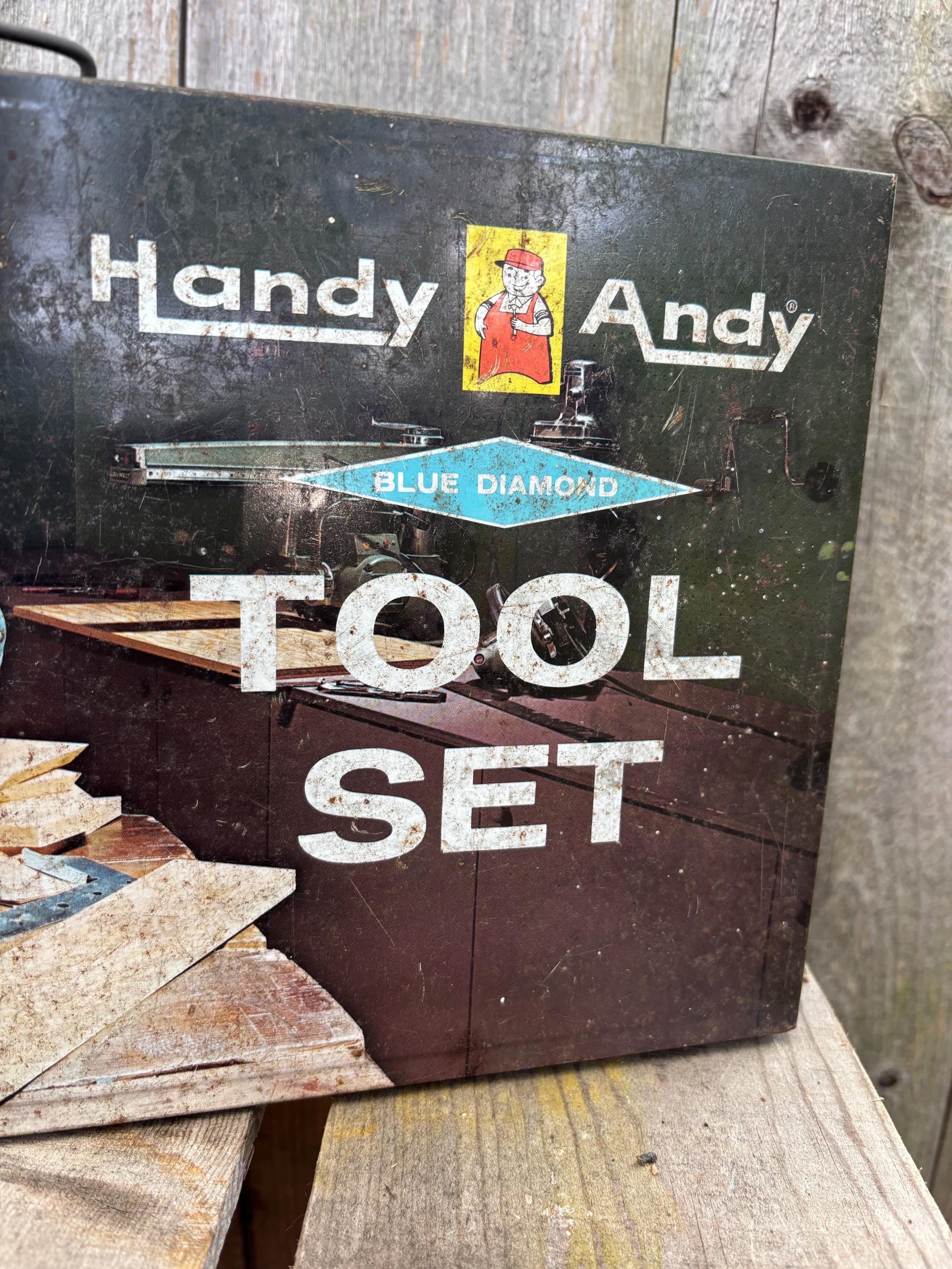 Vintage 1960s Handy Andy Blue Diamond Children