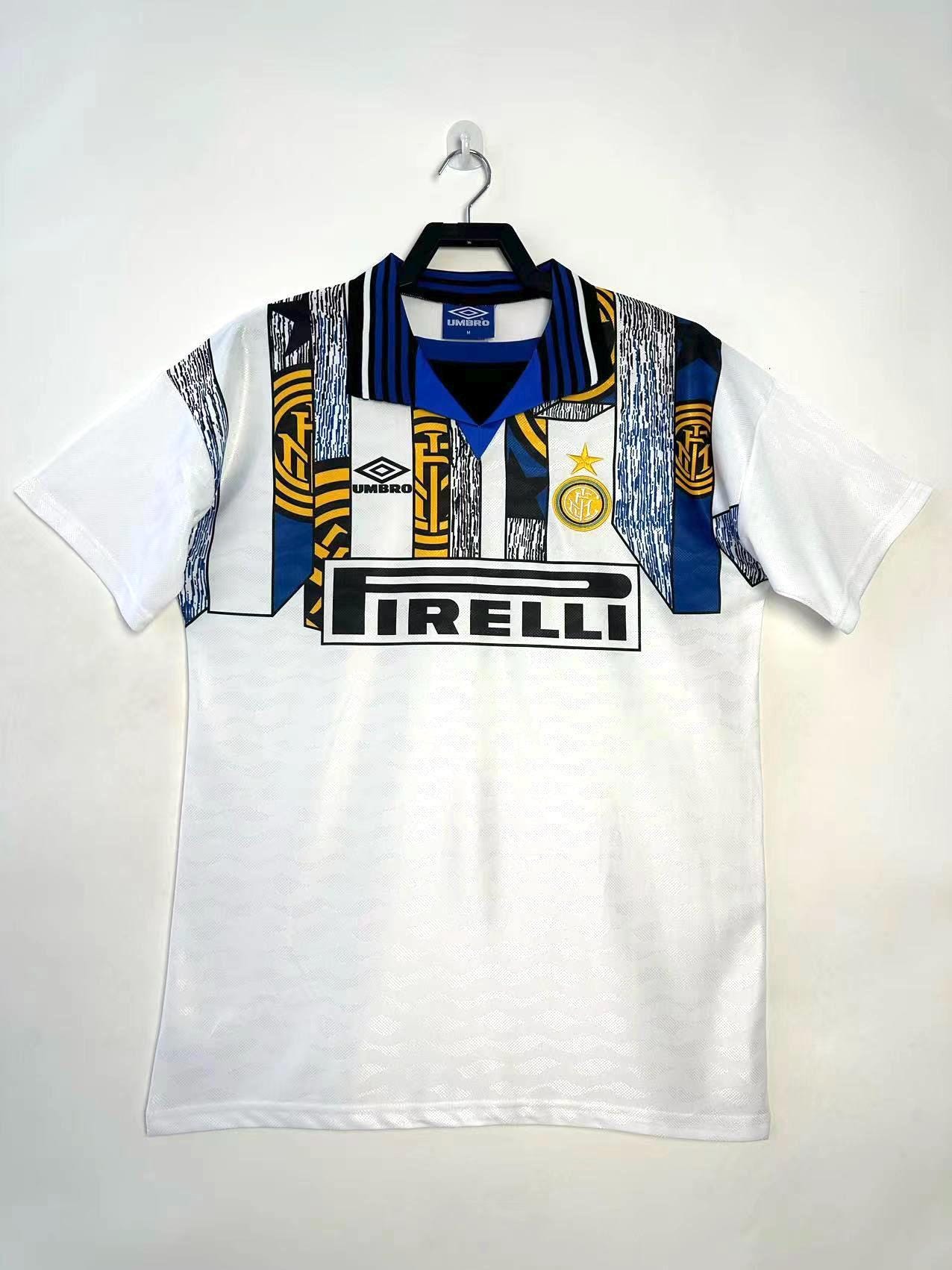 希少　90s umbro  Internazione milano jersey Umbro Inter Milan 1996/97 Retro Away Jersey – Mens | Solly M