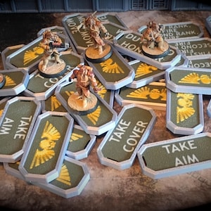 30pc Imperial Guard Compatible Order Tokens