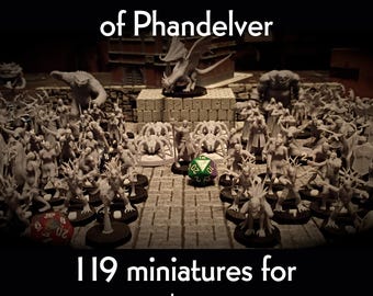 Lost Mine of Phandelver - Complete Adventure Set - 119 Dungeons and Dragons Miniatures!