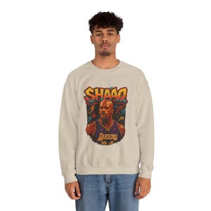 Shaquille O Neal Vintage Sweatshirt | Retro NBA Crewneck | Shaq Basketball Legends Sweater | Unisex Heavy Blend™ Sportswear