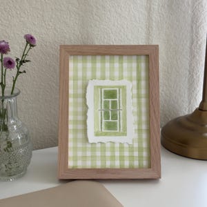 Tennis Court Watercolor Print & Background, Hand Painted Sports Collection