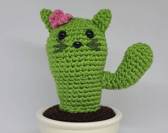 Cat Cactus crochet PATTERN