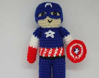Captain America pop - haakpatroon