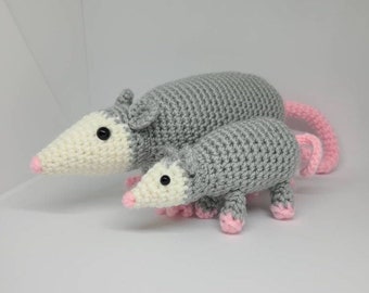 Possum Family Crochet PATTERN