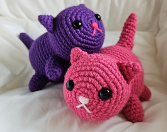 Chunky Cat crochet PATTERN - amigurumi kitten