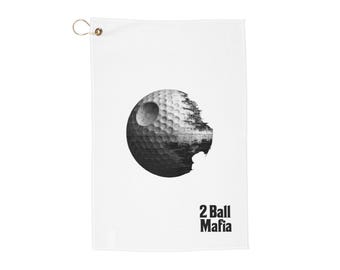 Golf Towels with Unique Graphic Design, Perfect for Golf Lovers, Sports Gifts, Golf Accessories, and Outdoor Activities