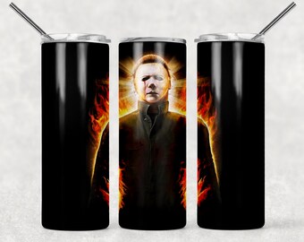 Scary Movie Wrap  for Sublimation Skinny Tumbler, Sublimation Tumbler Transfer Only, 20oz Straight, 30oz Straight, 20oz Tapered,