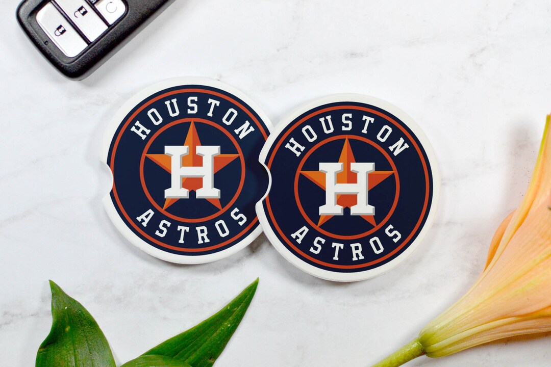 Car Coasters, Houston Astros Car Coasters, Baseball Car Coasters, Car