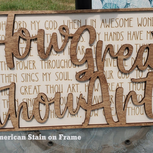 How Great Thou Art Etsy