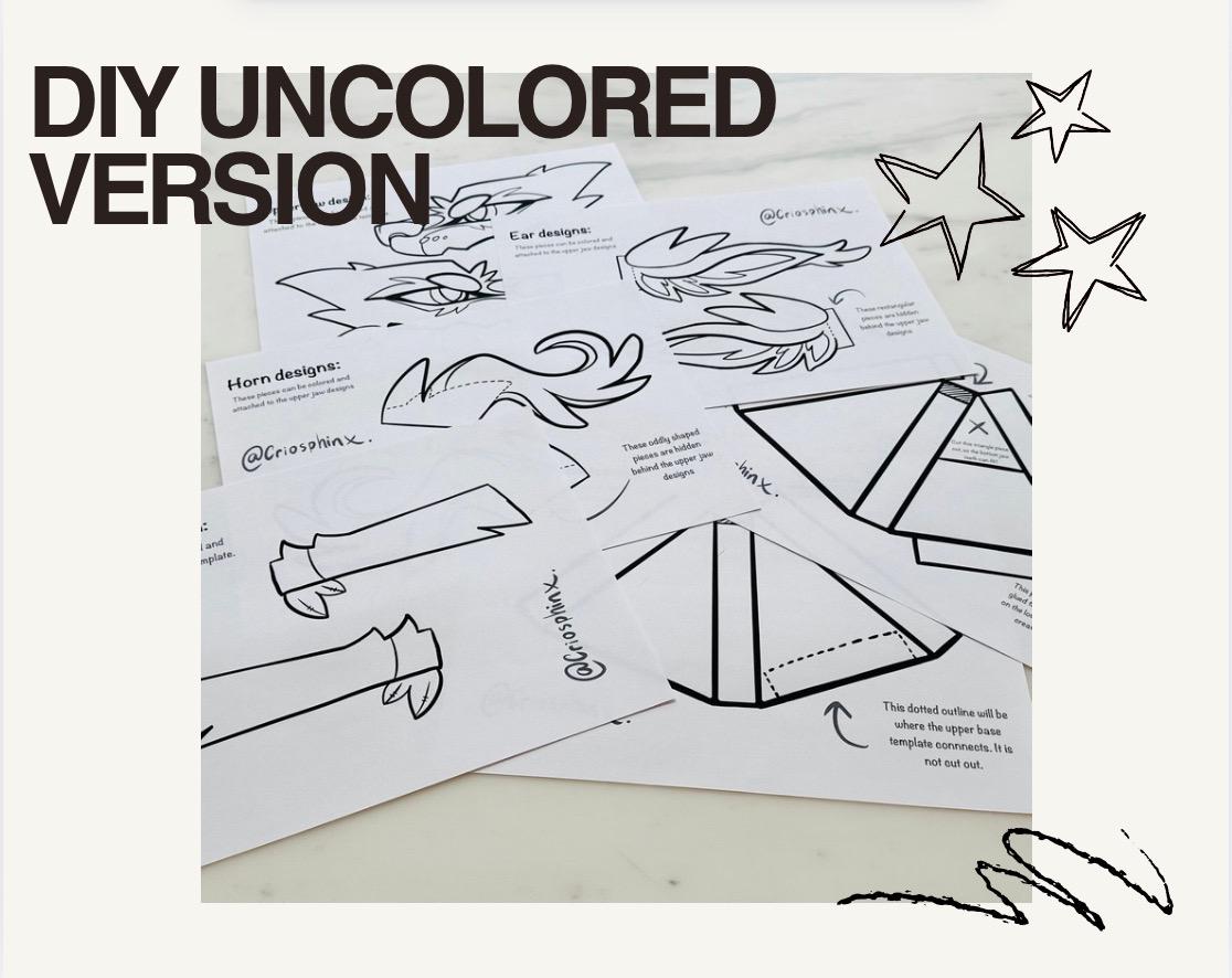 Paper Dragon Puppet TEMPLATES // “holly” - Etsy