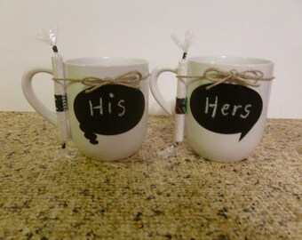 chalkboard mug etsy