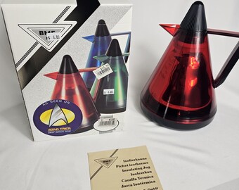 Star Trek Deep Space Nine Rote Karaffe.  Gefertigt in Deutschland.  Neu In Box.