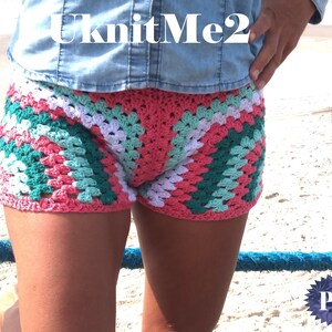 Grandma Nana Pattern Print Women's Shorts