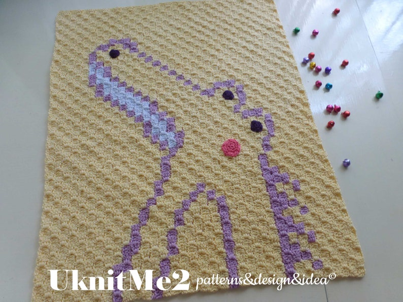 C2c Crochet Baby Blanket Pattern Squares Wild Animals Corner 2 Etsy