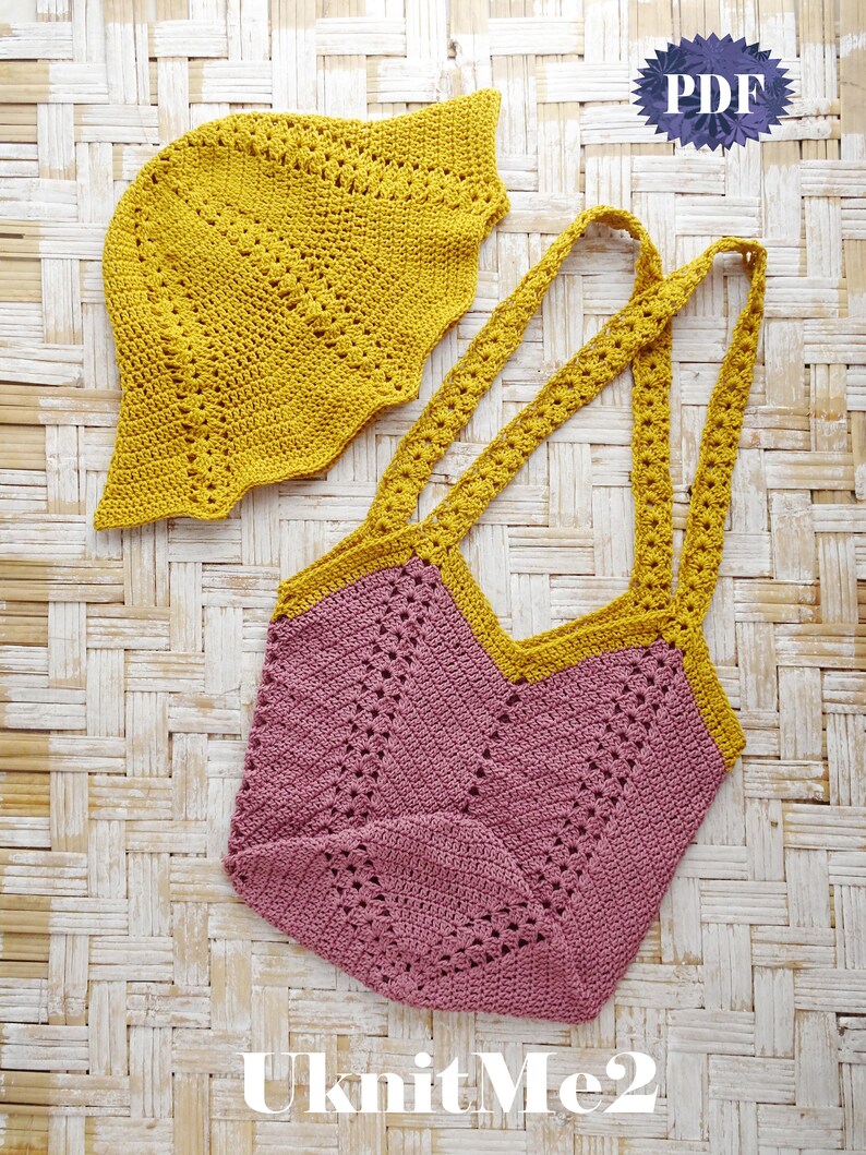 Solid Granny Square Bottom Bag Crochet Pattern Rainbow Etsy