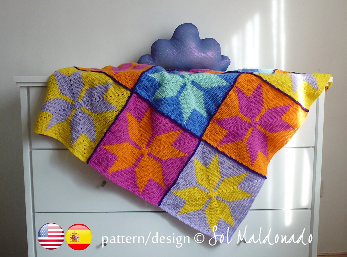 Crochet Pattern Tapestry crochet Blanket Etsy