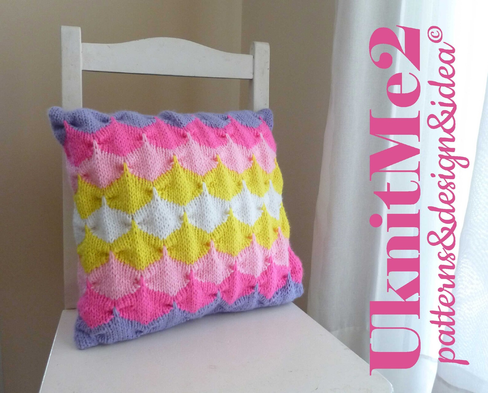 Knit PILLOW PATTERN Knitting Decorative Pillow Pattern Etsy