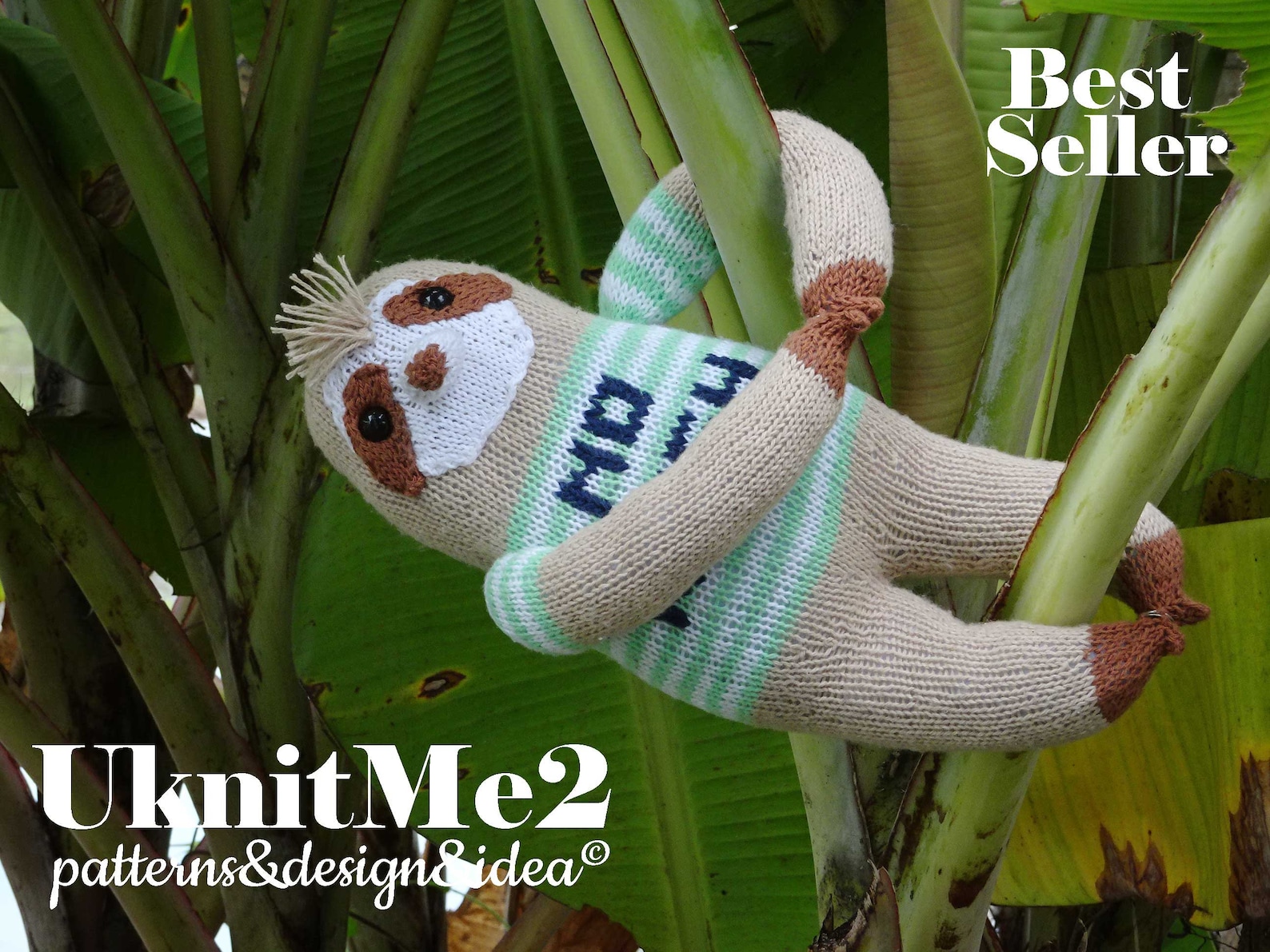 Sloth Knitting Pattern Amigurumi Toy Knit Pattern Sloth - Etsy