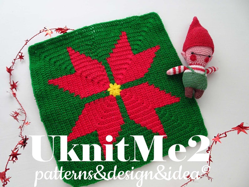 Blanket Crochet Pattern Tapestry Geometric Granny Square Etsy